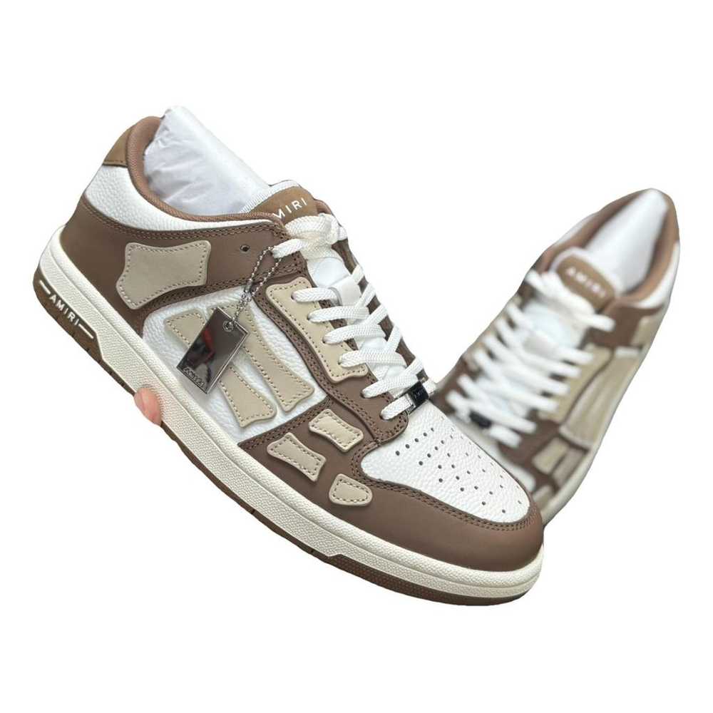 Amiri Leather low trainers - image 2