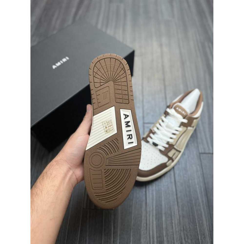 Amiri Leather low trainers - image 3