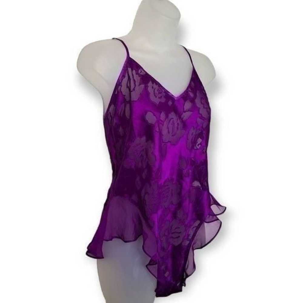 Victoria's Secret Gold Label Vintage Purple Bodys… - image 5