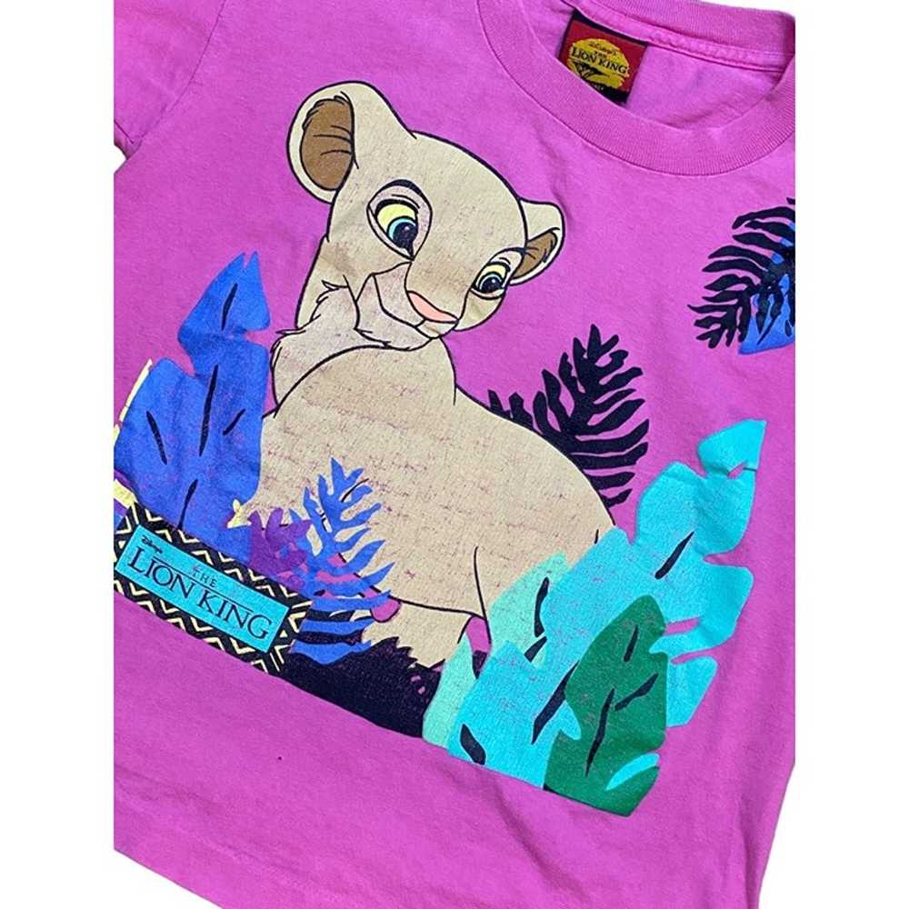 Vintage 90s The Lion King Single Stitch Baby Tee … - image 2