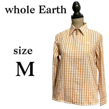 P1813 Whole Earth [M] Shirt Full Zip Long Sleeve … - image 1