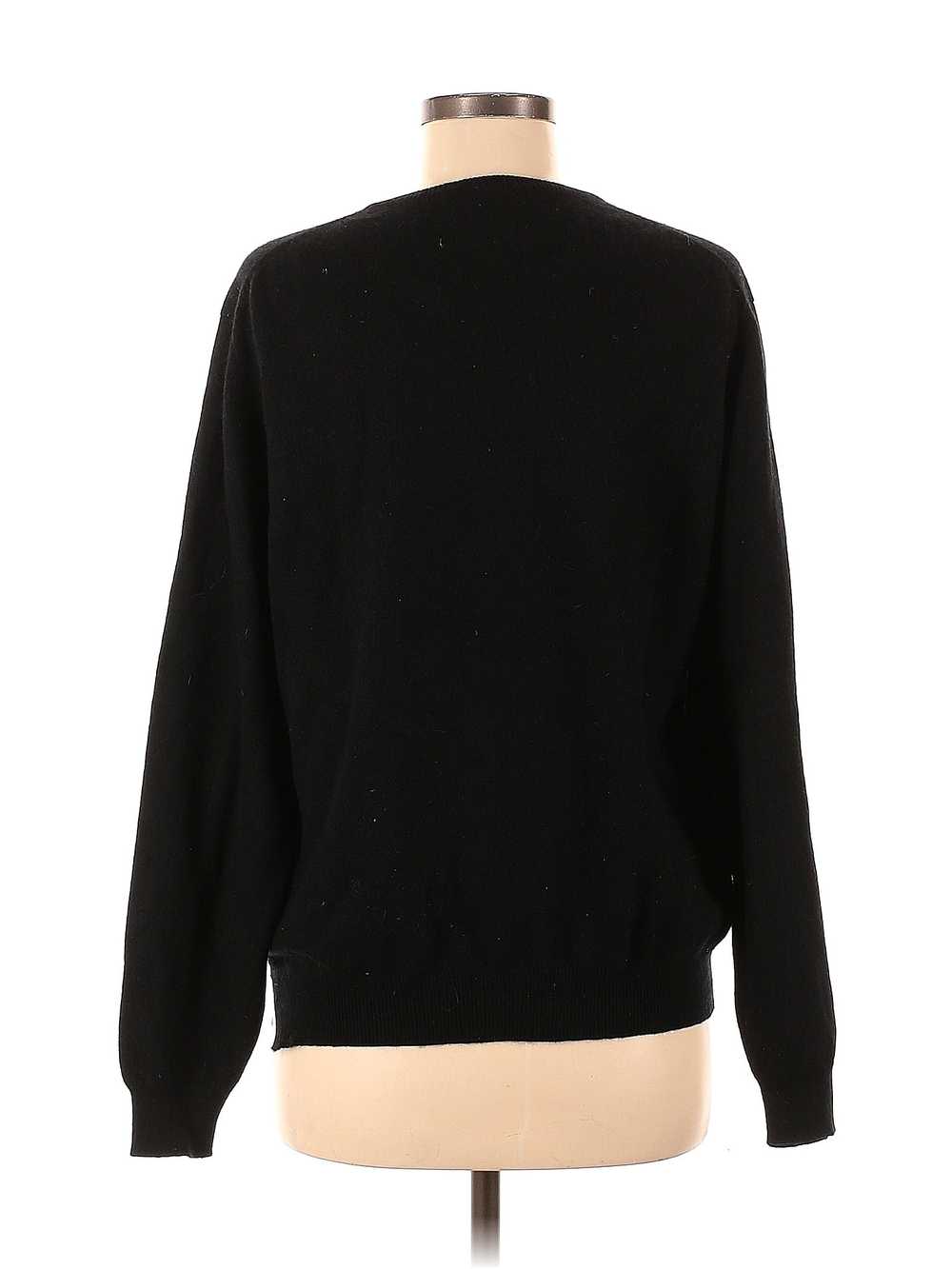 Lands' End Women Black Pullover Sweater M - image 2