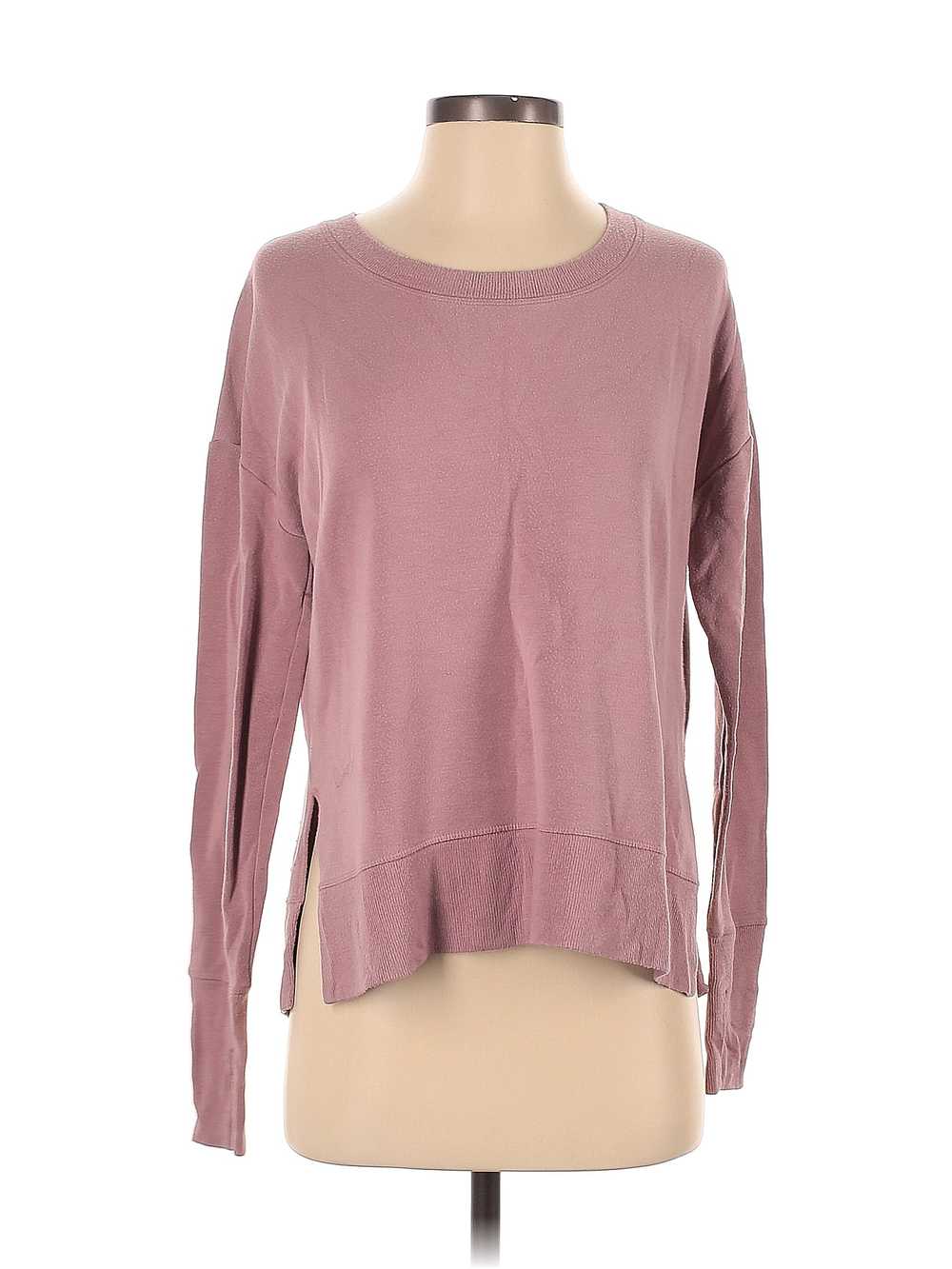 Athleta Women Pink Pullover Sweater XS Petites - image 1