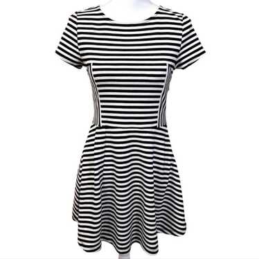 Madewell striped linen mini dress