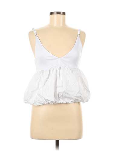 Shein Women White Sleeveless Blouse M - image 1