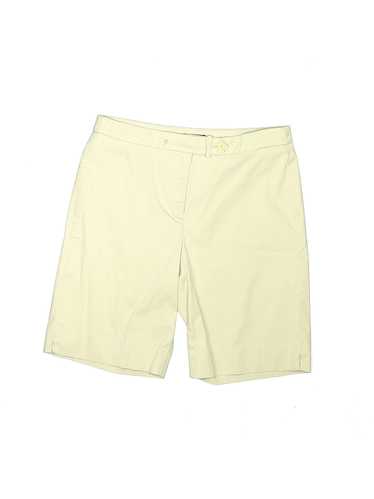 Jones New York Signature Women Yellow Khaki Short… - image 1