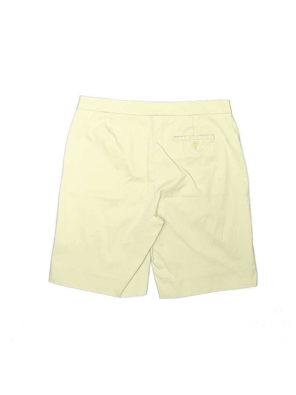 Jones New York Signature Women Yellow Khaki Short… - image 2