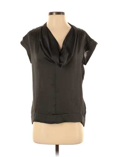 Calvin Klein Women Black Short Sleeve Blouse XS