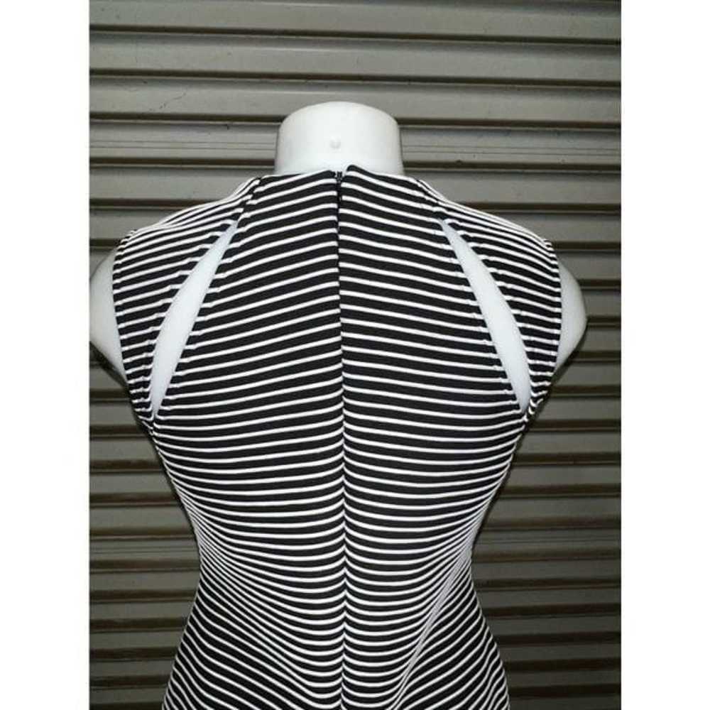 Topshop Black and white stripped dress career she… - image 6