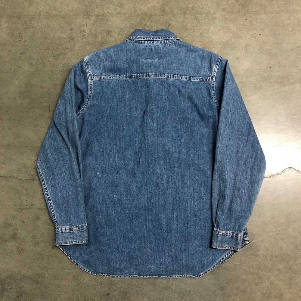 Vintage 90’s Levi’s Red Tab Long Sleeve Blue Deni… - image 2