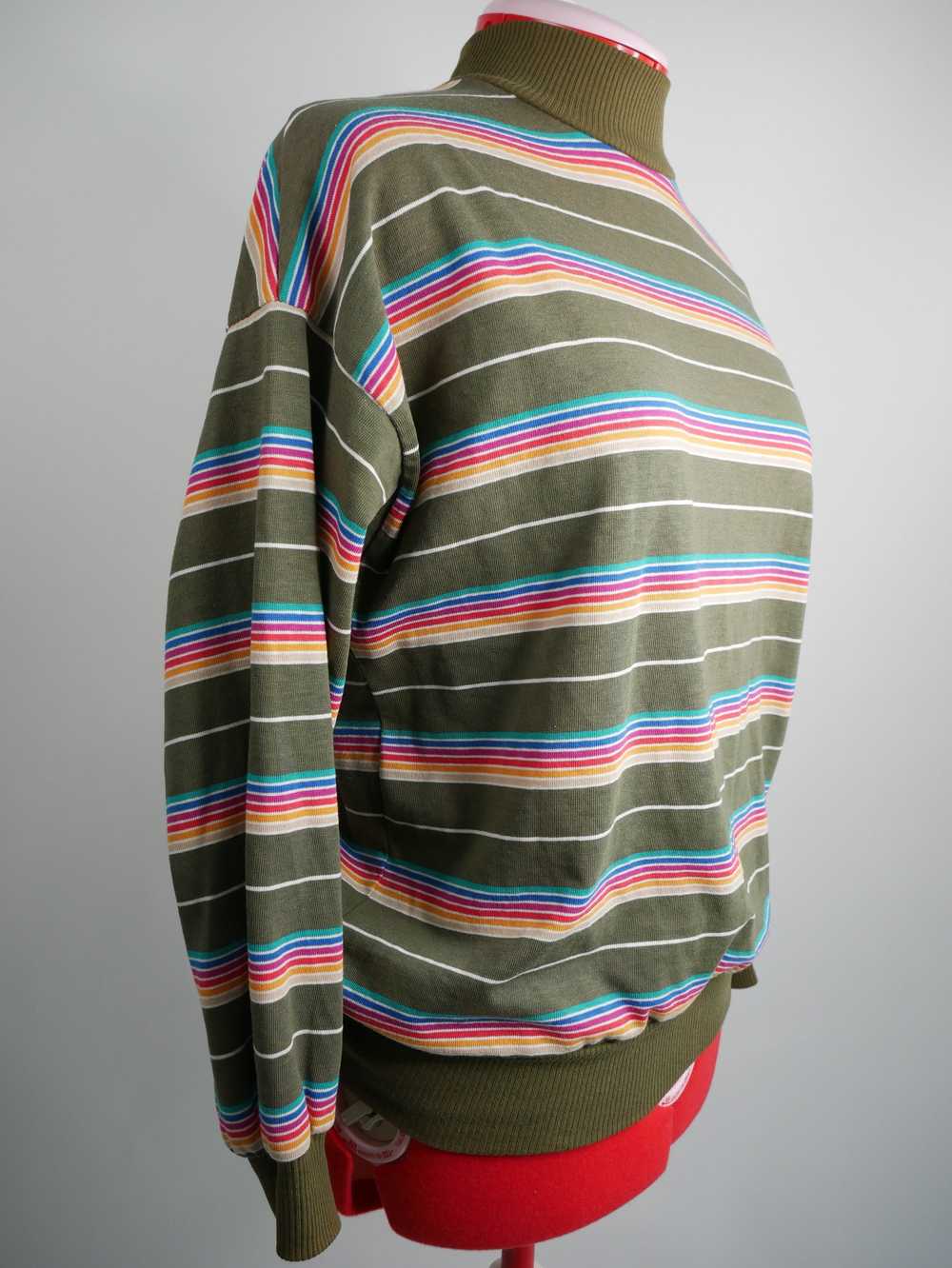 Rainbow Striped Pullover - image 5