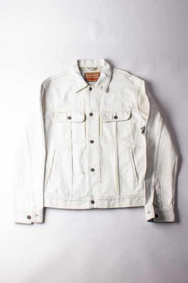 Diesel White Wax-Coated Denim Jacket