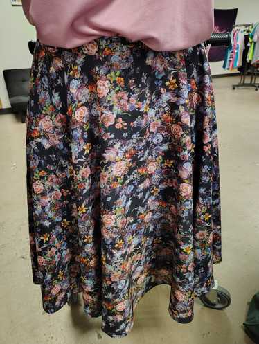 Nicolette Mason for Modcloth floral skirt no stret