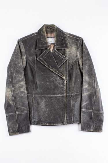 Wilson's Brown Distressed Leather Jacket