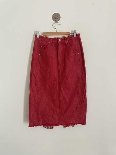 Japanese Brand Balcony and Bed Denim Skirt