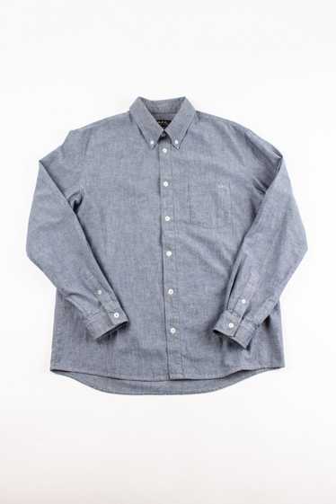 A.P.C. Blue Chambray Button Up