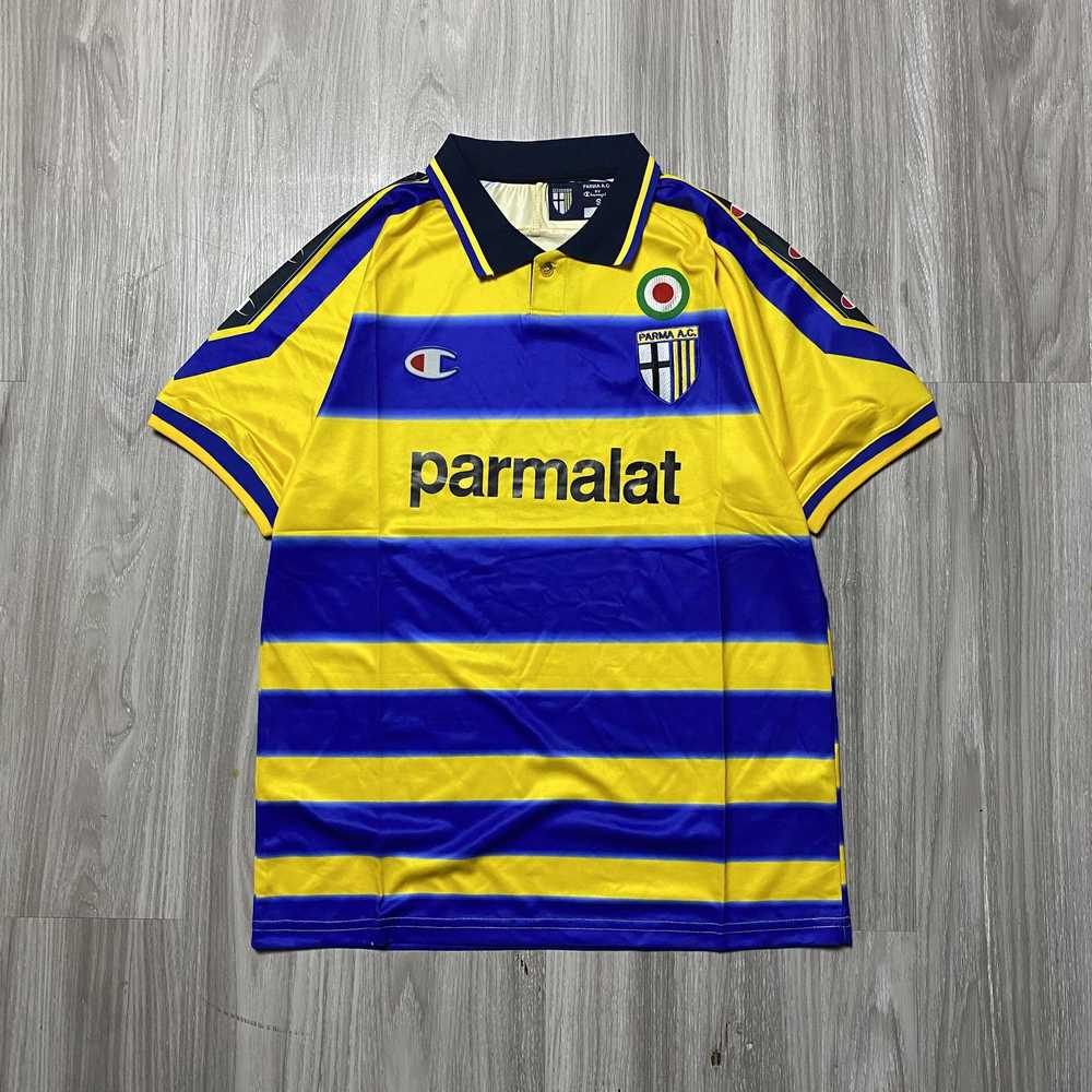 Champion × Jersey × Soccer Jersey Vintage Parma 1… - image 1