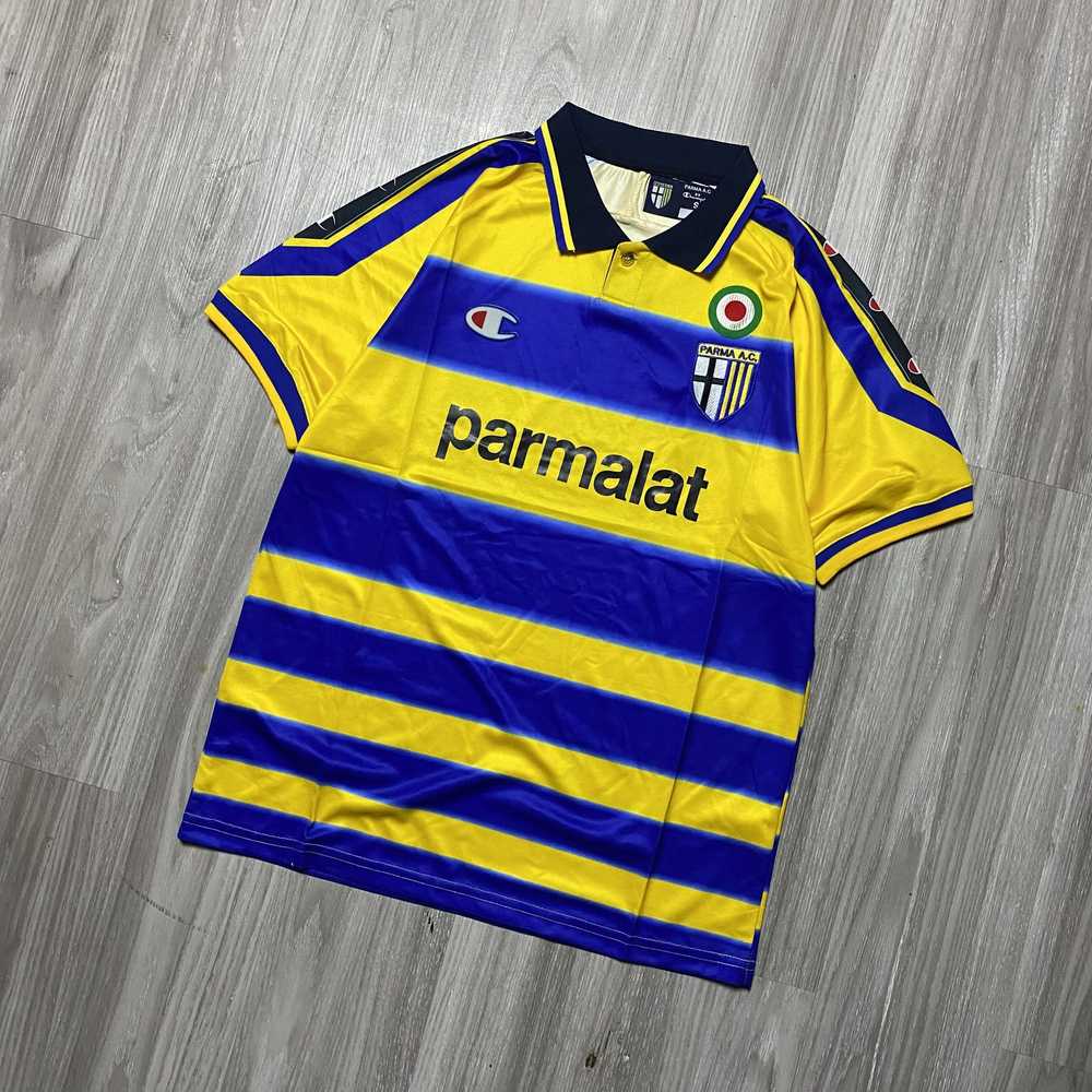 Champion × Jersey × Soccer Jersey Vintage Parma 1… - image 2