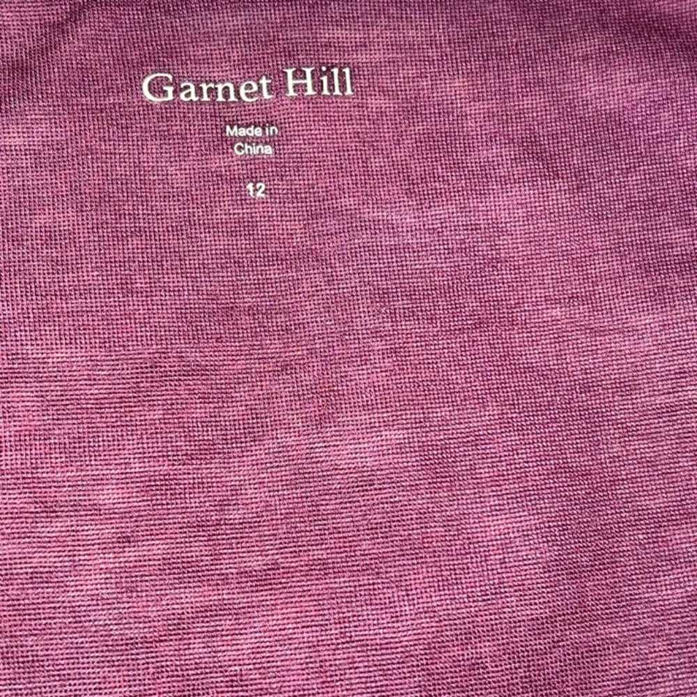 Garnet Hill Women's Summer Dress Sz 12 Purple/Pin… - image 4