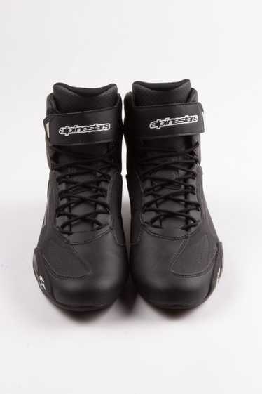 Alpinestars Black Leather Ankle Sneaker