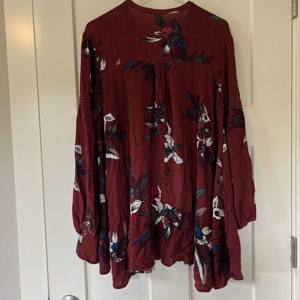 Free People Button Neck Electric Orchid Tree Swin… - image 7