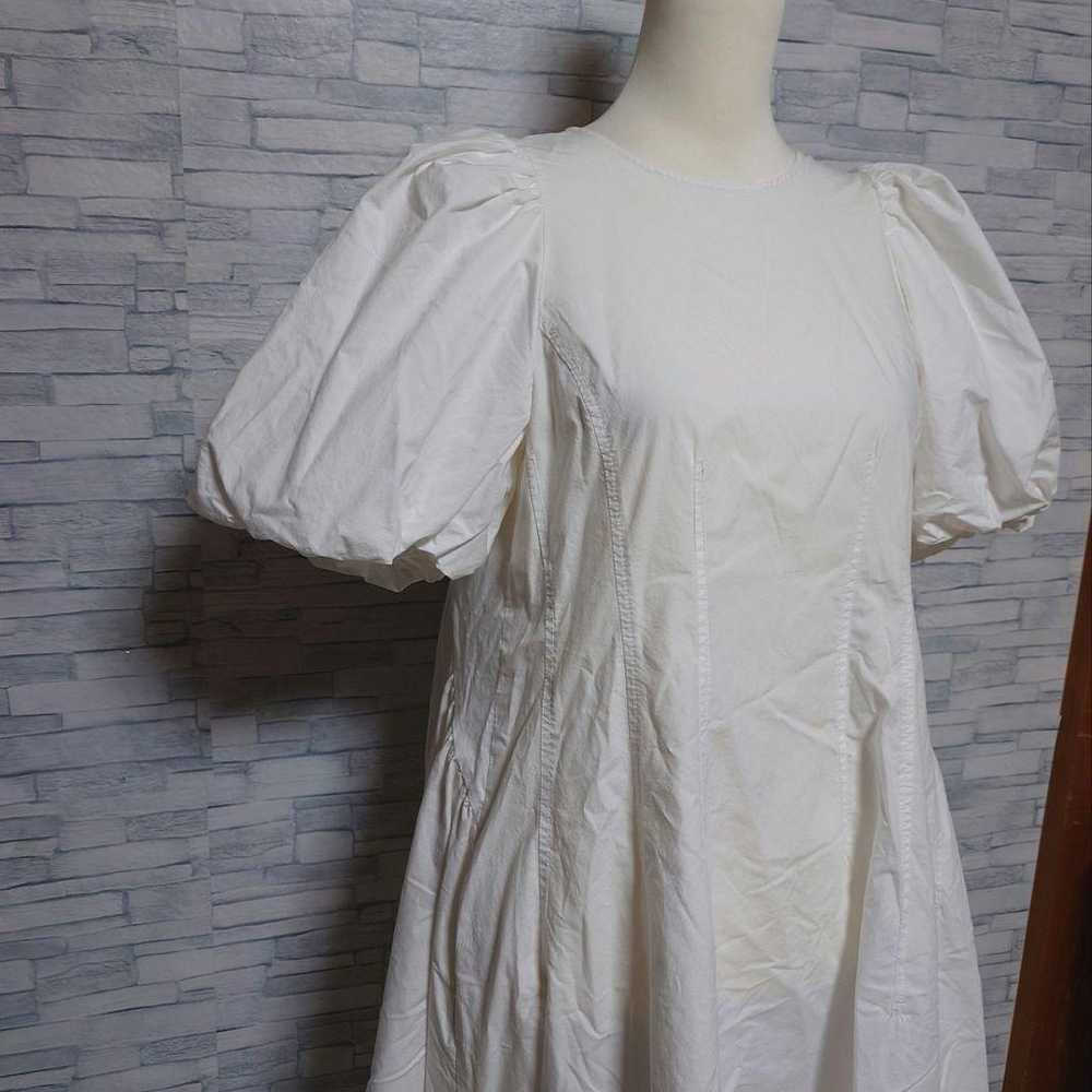 Selford White Puff Sleeve Cotton Loose Comfortabl… - image 7