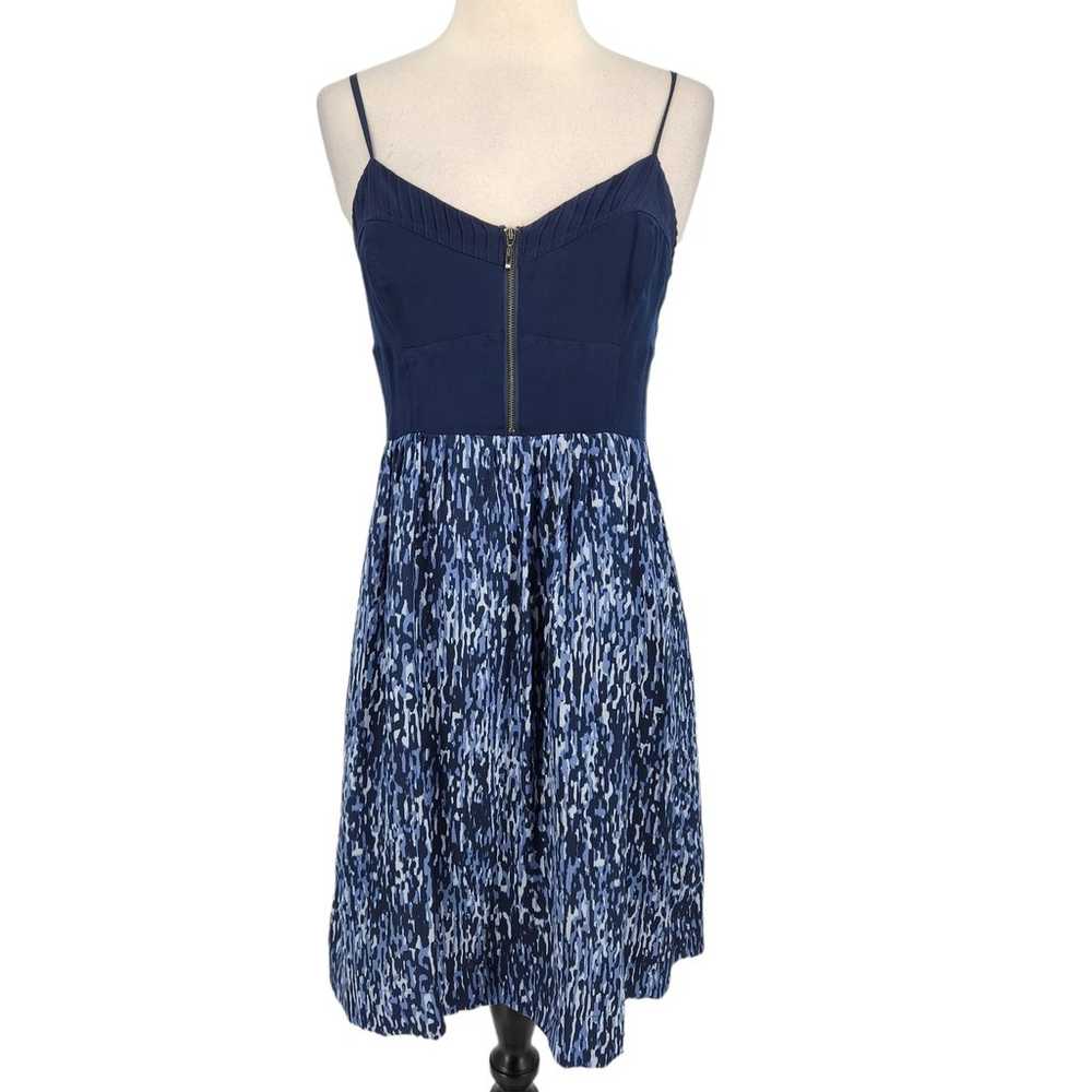 Anthropologie Moulinette Soeurs Silk Blue Dress - image 1