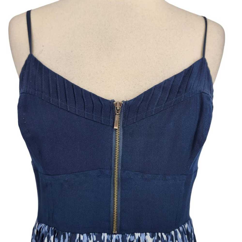 Anthropologie Moulinette Soeurs Silk Blue Dress - image 6