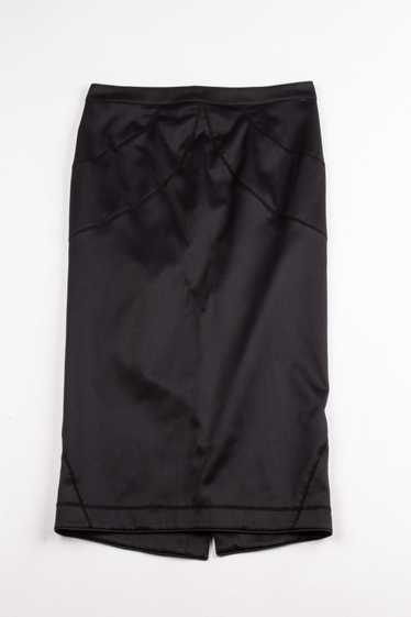 Just Cavalli Black Spandex Pencil Skirt