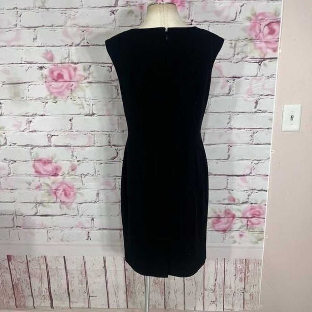 Calvin Klein sleeveless black cap sleeve sheath d… - image 5