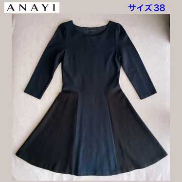 ANAYI Knee-Length Dress 38(M)
Two-tone, long slee… - image 1