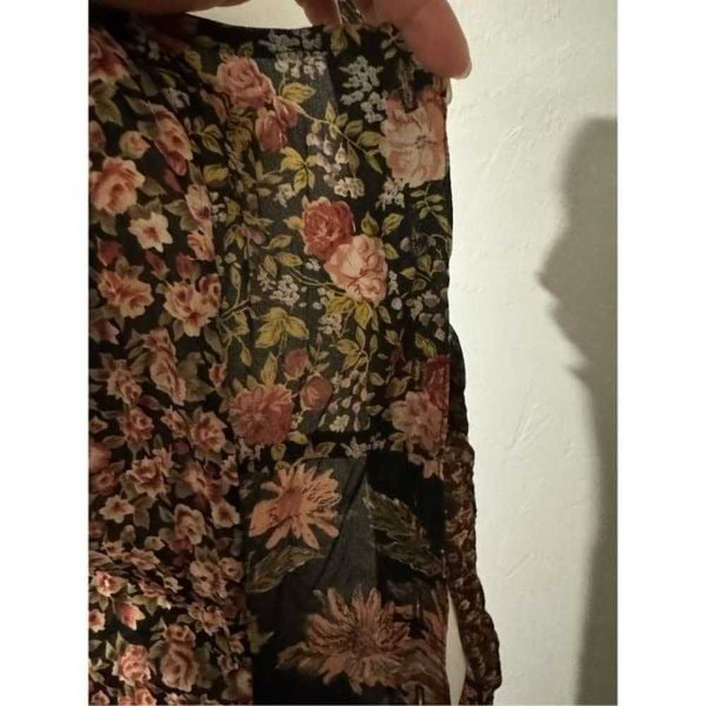 Express floral patch work dress M - image 5