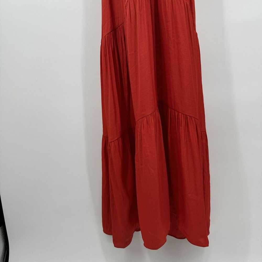 banana republic tiered-hem maxi spaghetti strap d… - image 3