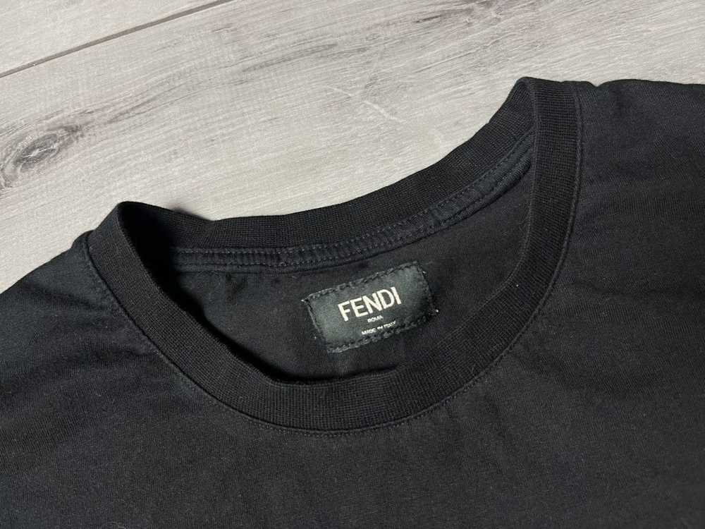 Fendi Fendi roma Tshirt leather eyes size Small - image 4