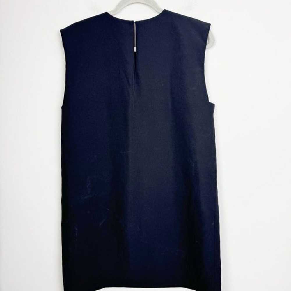 ZARA | Black Pullover Mini Dress Structured Shoul… - image 7