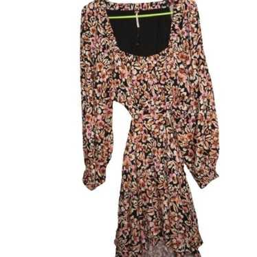 Free People Jael Printed Mini Dress sz M