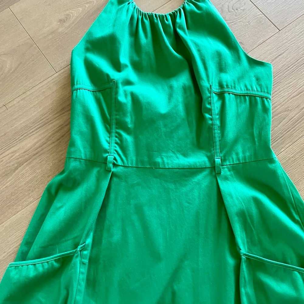 Womens Green Halter Dress - image 8