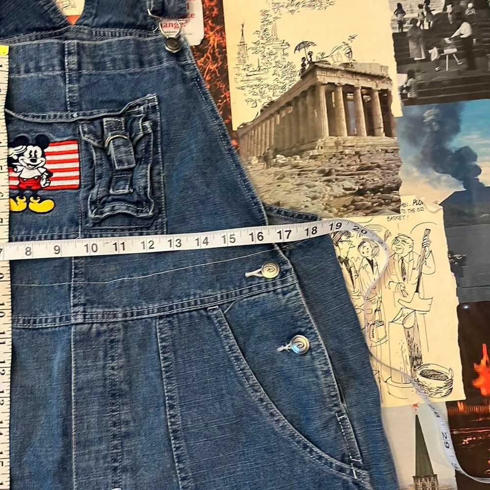 Mickey mouse vintage denim overalls - image 6