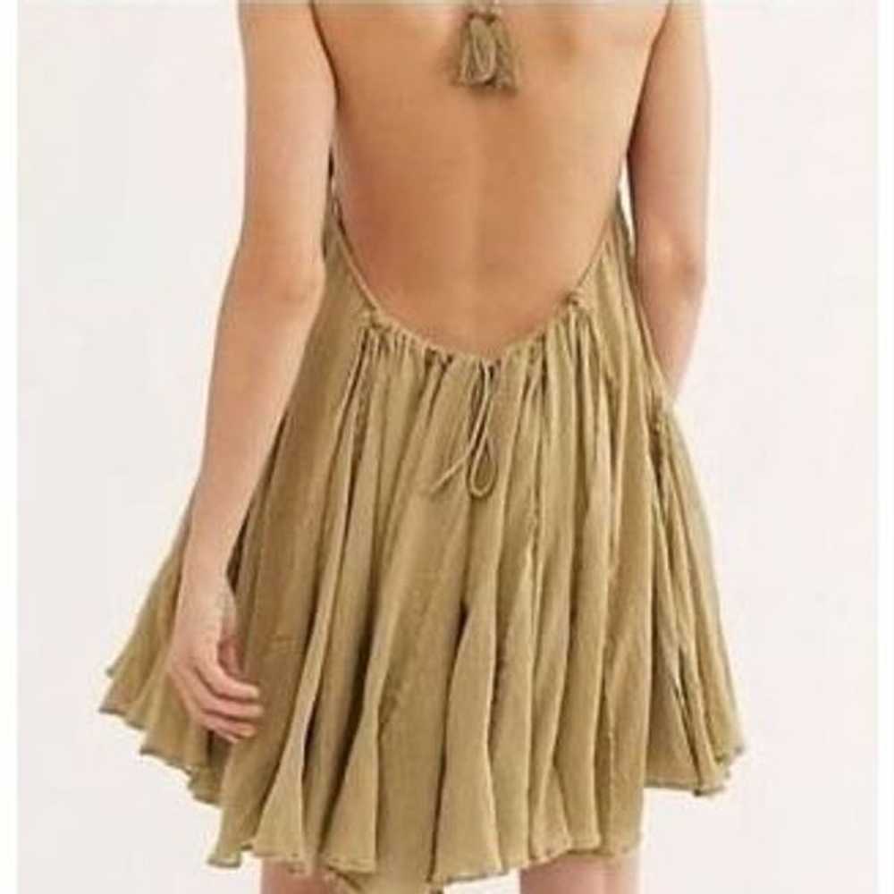 NWOT Free People Halter mini dress size - image 3