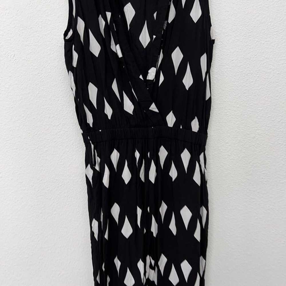 Ava Sky black and white geometric sleeveless jump… - image 3