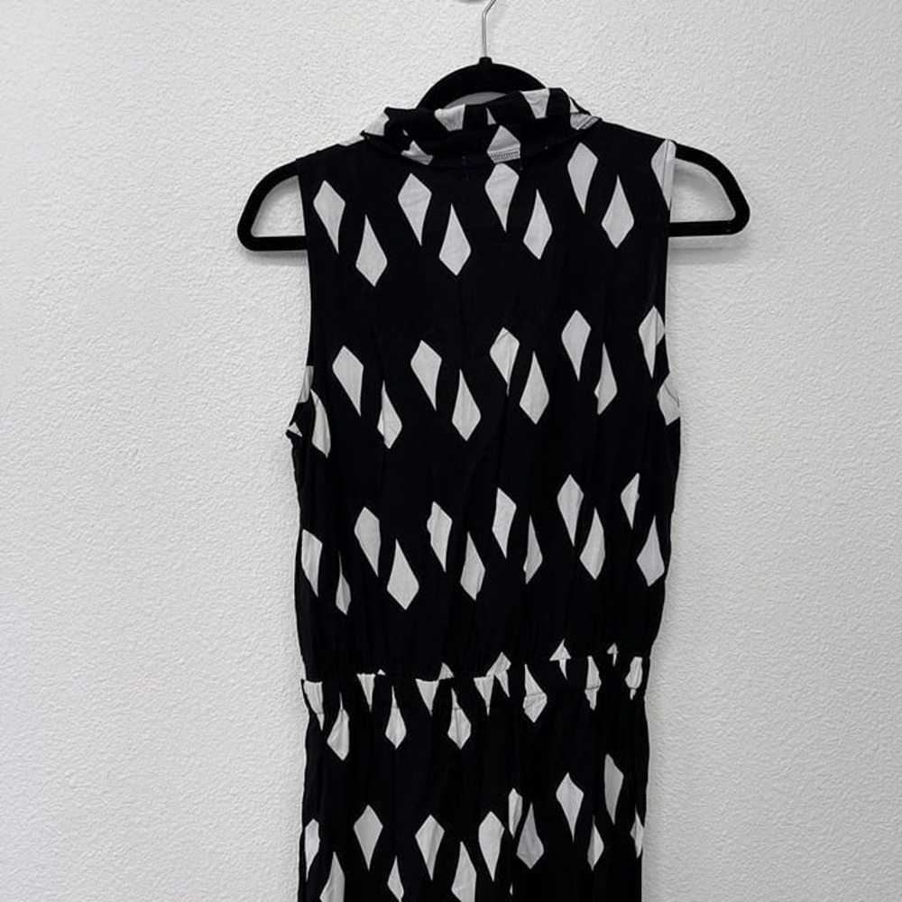 Ava Sky black and white geometric sleeveless jump… - image 7