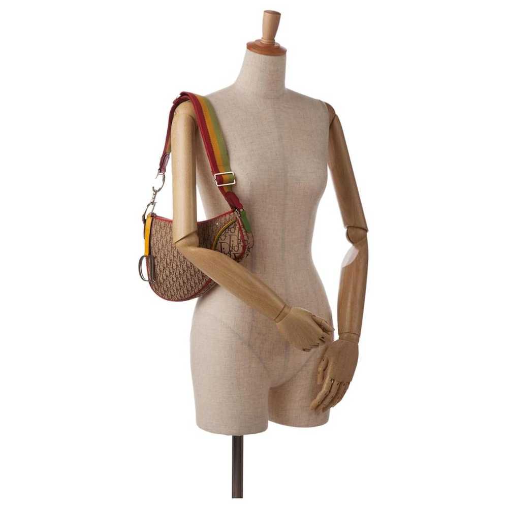 Dior Saddle Vintage Zip cloth handbag - image 9