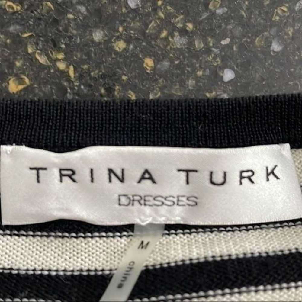 Trina Turk Merino Wool Striped Dress - image 3