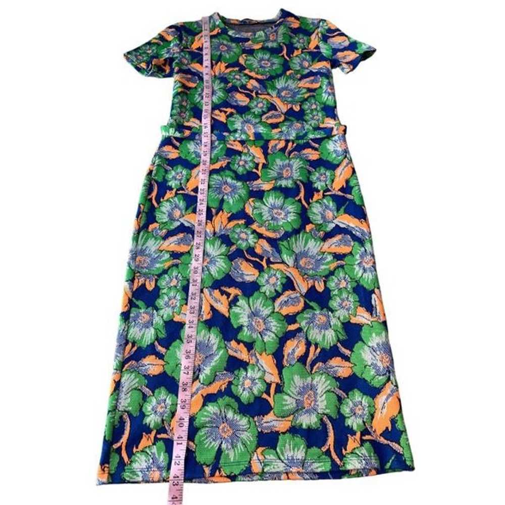 ZARA Printed Jacquard Belted Dress - image 8