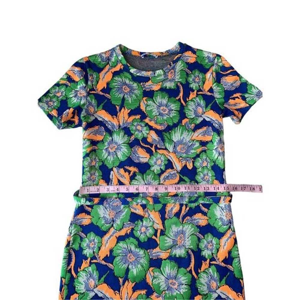 ZARA Printed Jacquard Belted Dress - image 9