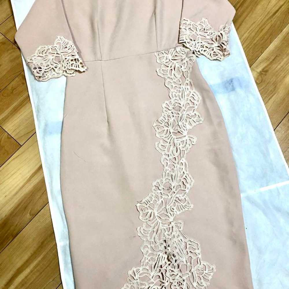 Super popular!! Elegant and cute pink beige one-p… - image 2