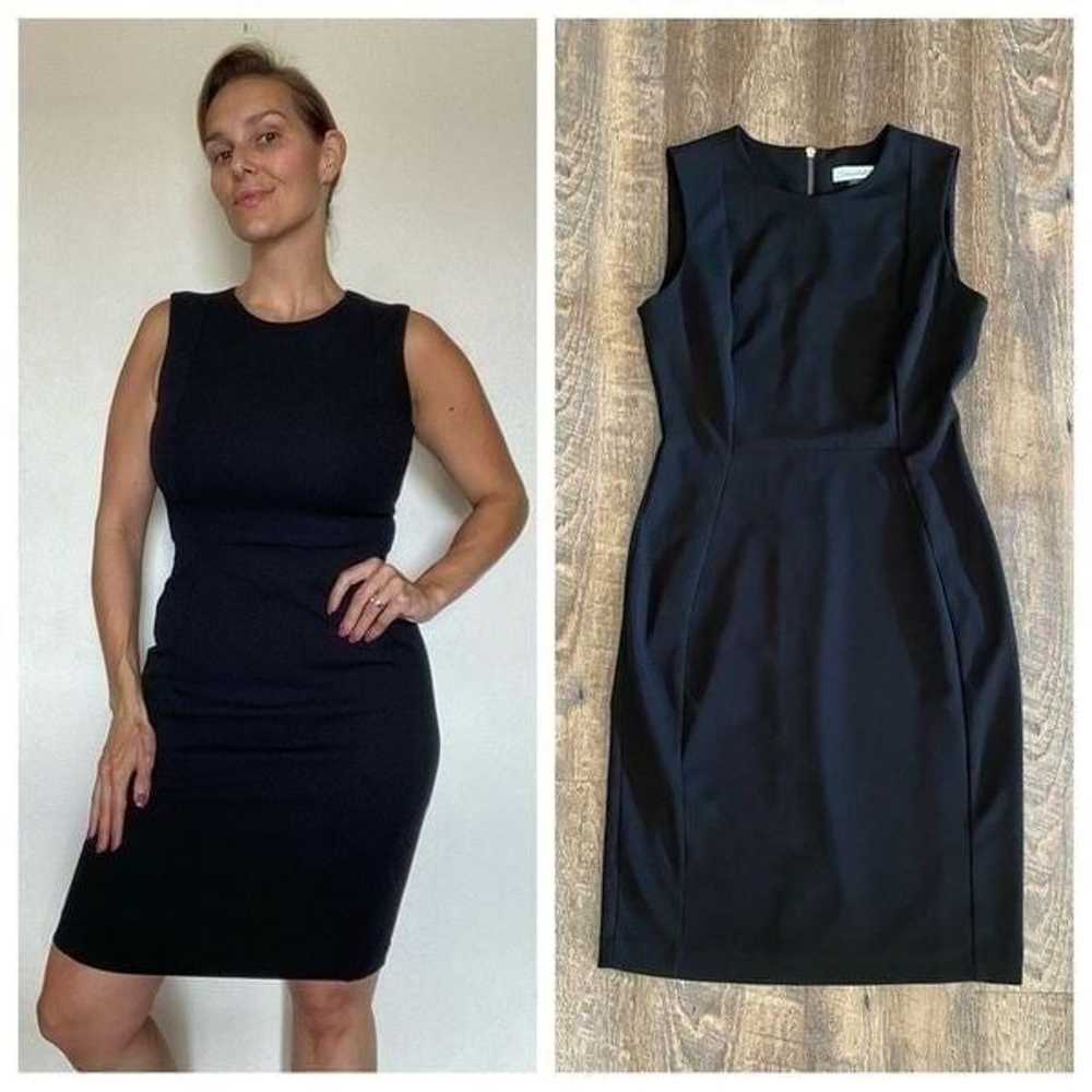 Calvin Klein Dress Black Classic Chic Minimalist … - image 2