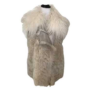 eleventy Shearling vest