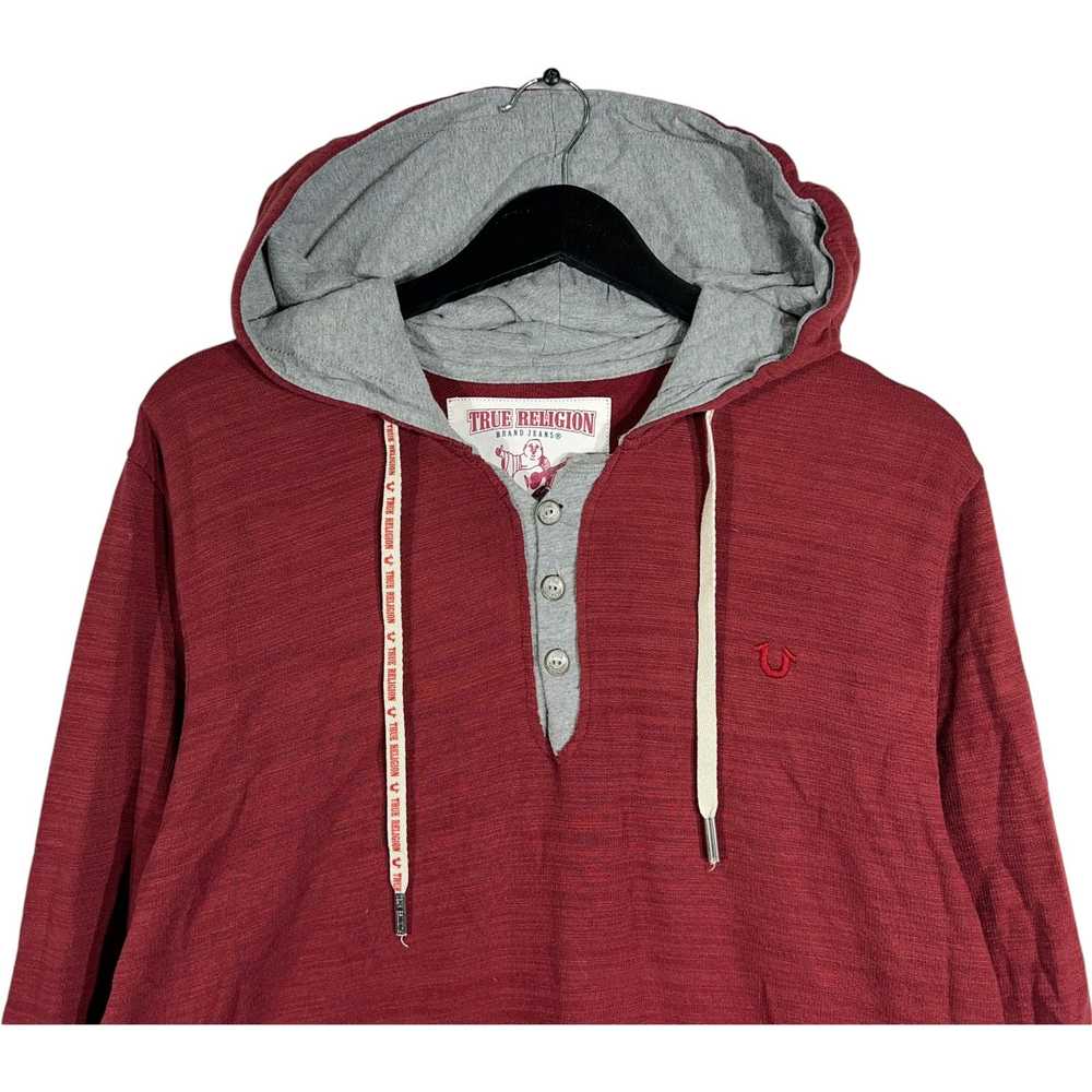 True Religion True Religion 1/4 Button Hoodie - image 2