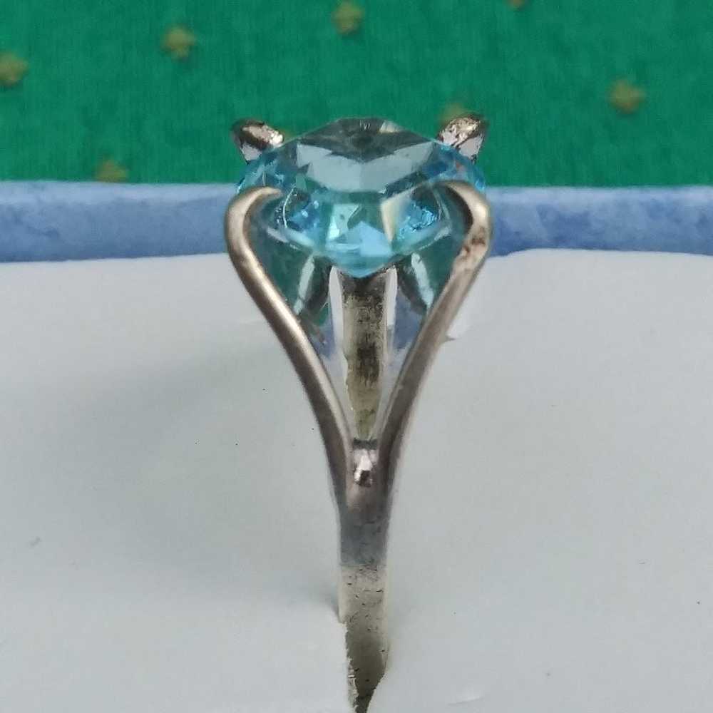 Joseph Esposito ESPO Sterling & Blue Topaz Vintag… - image 3